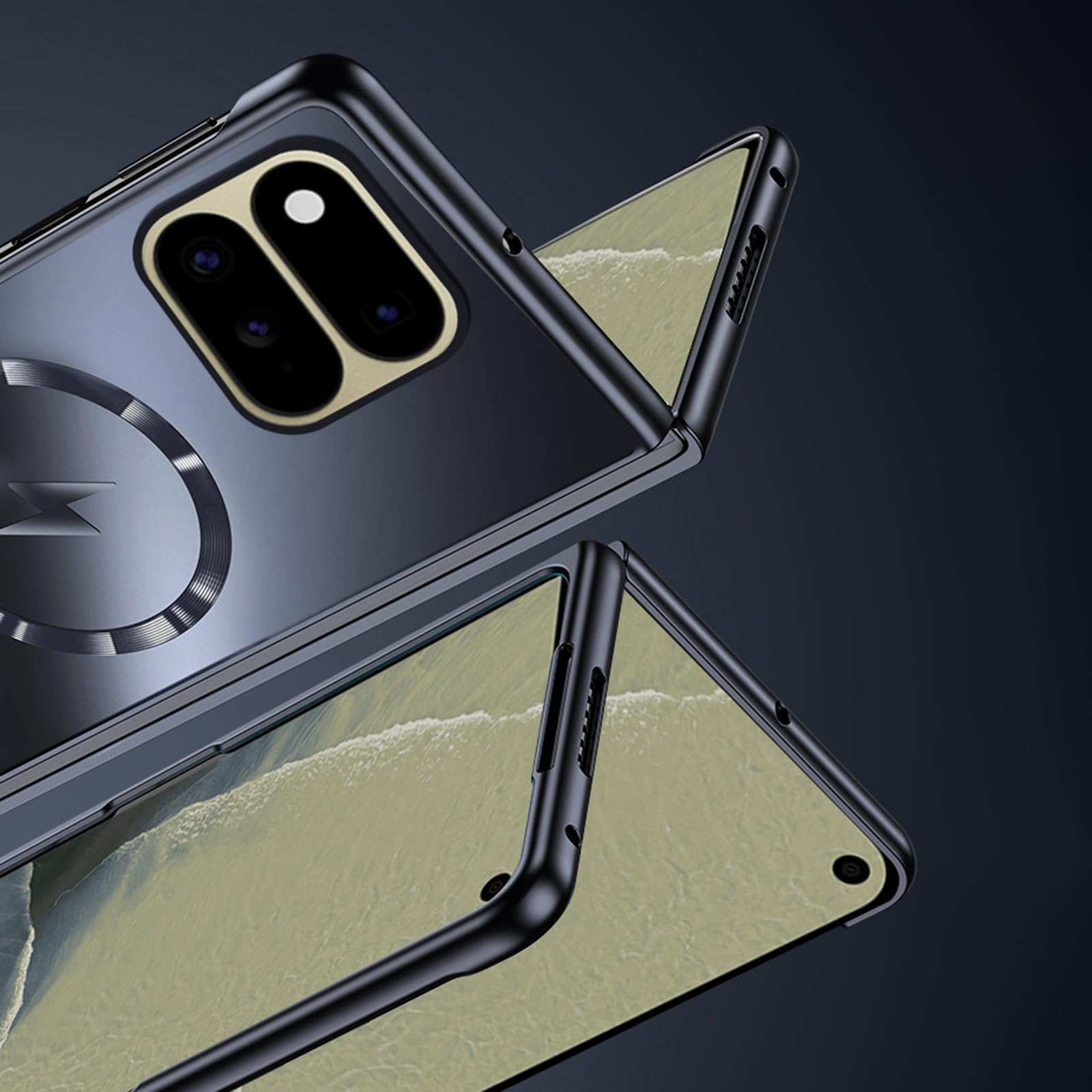 Hülle Magnetisch Für Google Pixel 11 Pro Fold,Schlanke Handyhülle Rückseite
