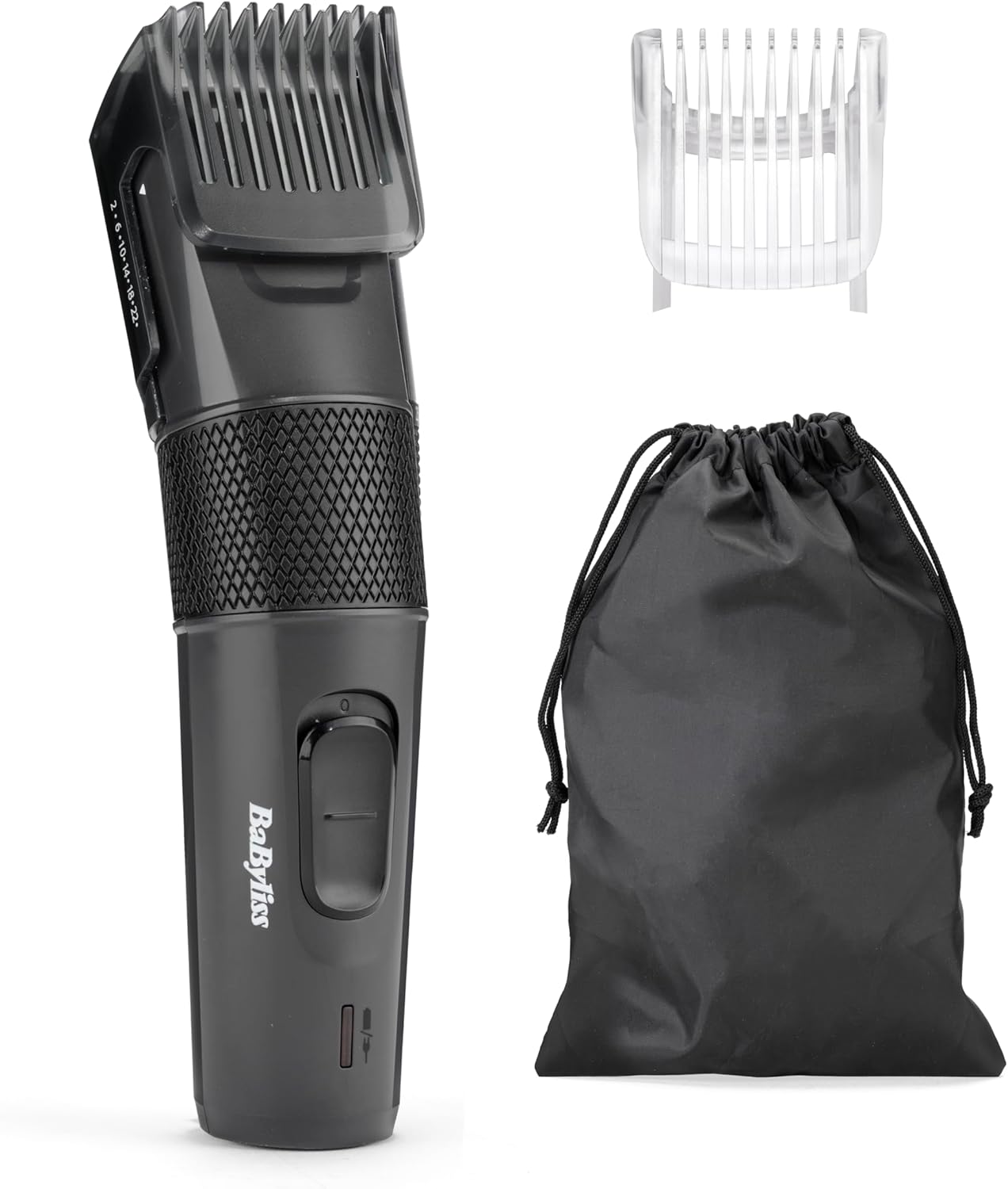 BaByliss E786E Precision Cut Tondeuse, Draadloos gebruik, Oplaadbaar, 12 Lengteinstellingen [2-24mm], 39mm breed, Krachtige Motor