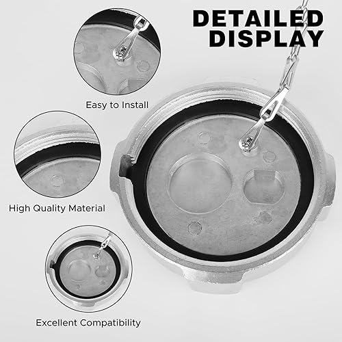 Miniatura 5 de Tapa de gasolina sin bloqueo para Volvo, Mack y camiones internacionales