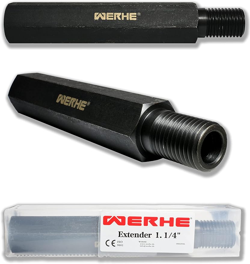 Rallonge Pour Foret WERHE Profi 600 Mm En Acier - Extrêmement Robuste Pour Perçages Profonds