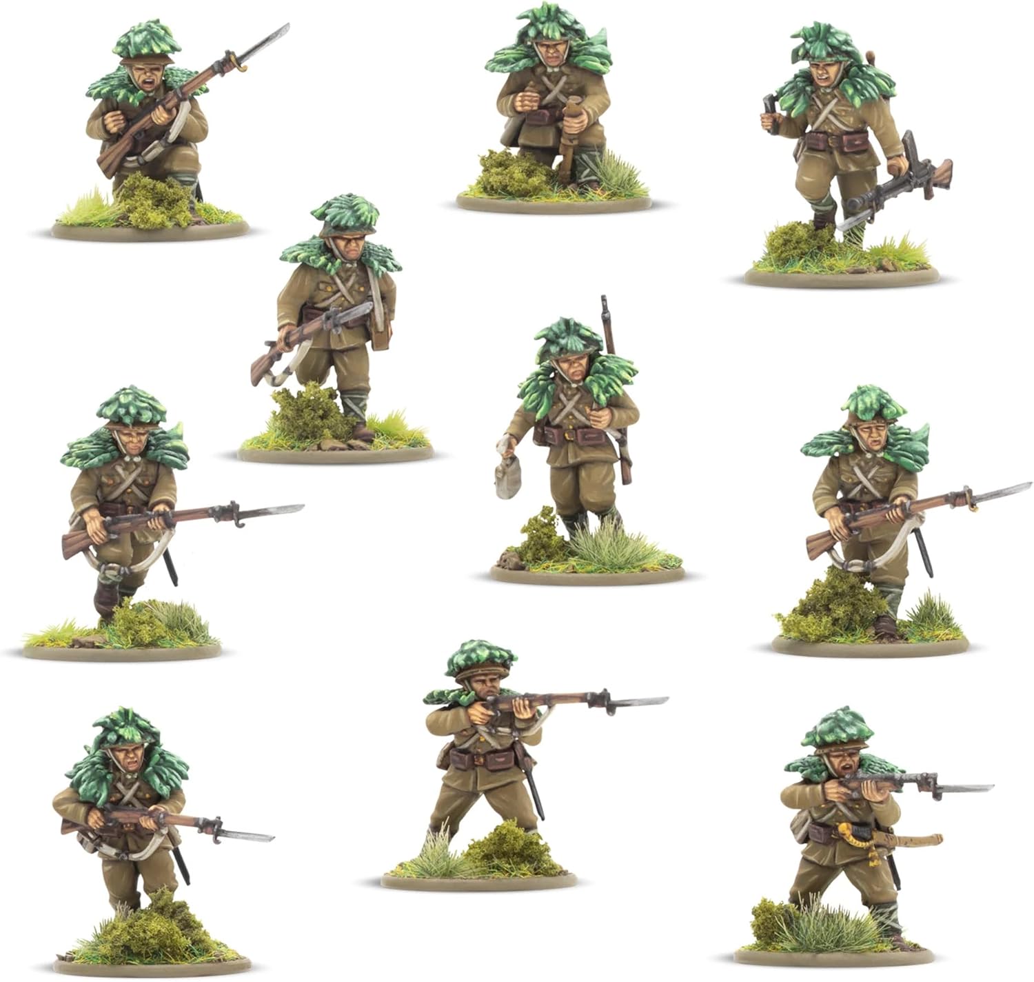 Warlord Games Japanese Army Infantry Platoon - 28mm Scale Plastic Miniatures for Bolt Action Highly Detailed World War 2 Miniatures