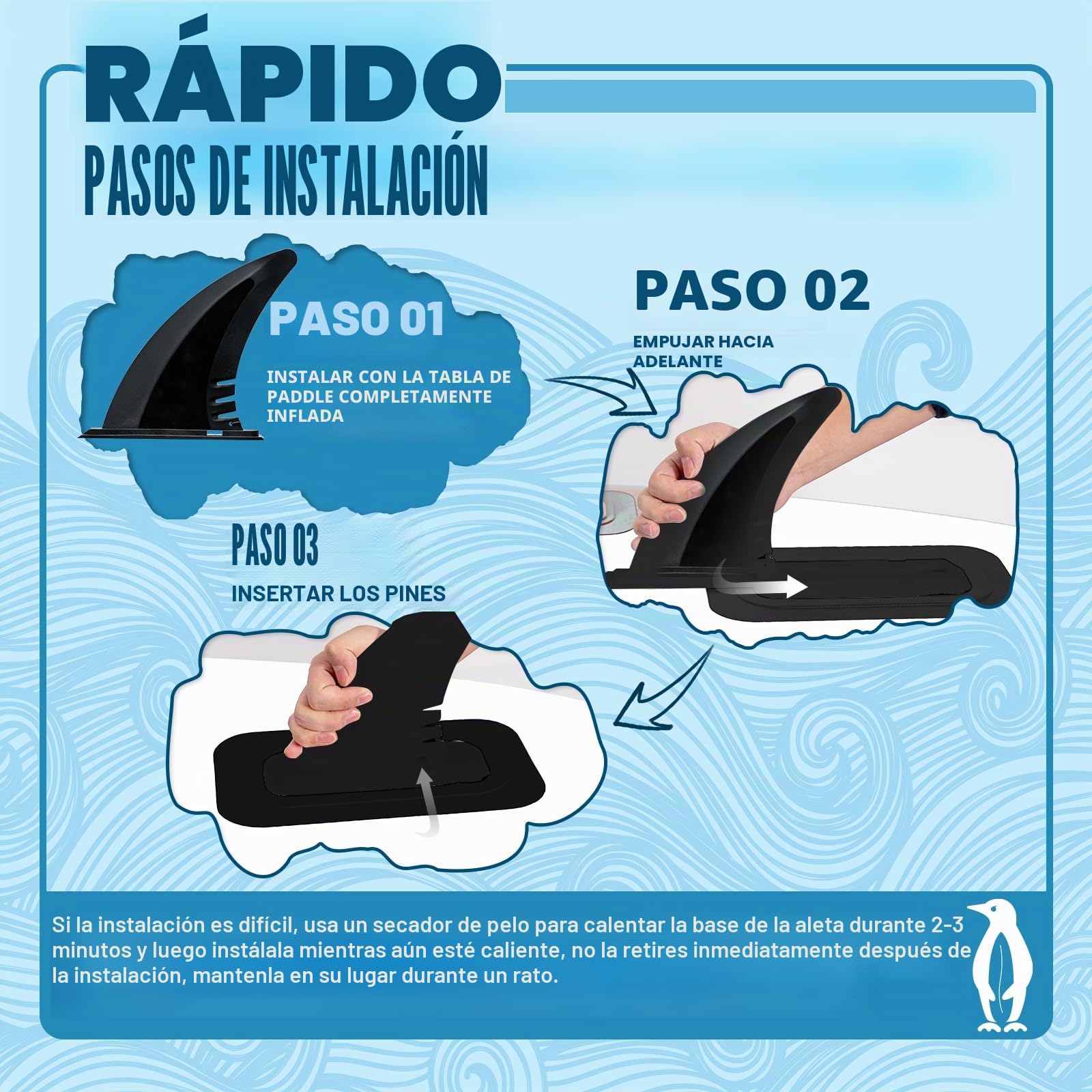 Tuxedo Sailor Tabla Paddle Surf Hinchable 320cm Stand Up Paddle Board Inflatable con Accesorios Sup, Tabla Padel Surf Hinchable para Adultos 2 Personas