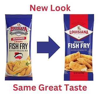 Louisiana Fish Fry Products Seasoned Fry Variety Mix - 2 of Each Flavor - Pack of 6 - Southern Flavor for Any Dish