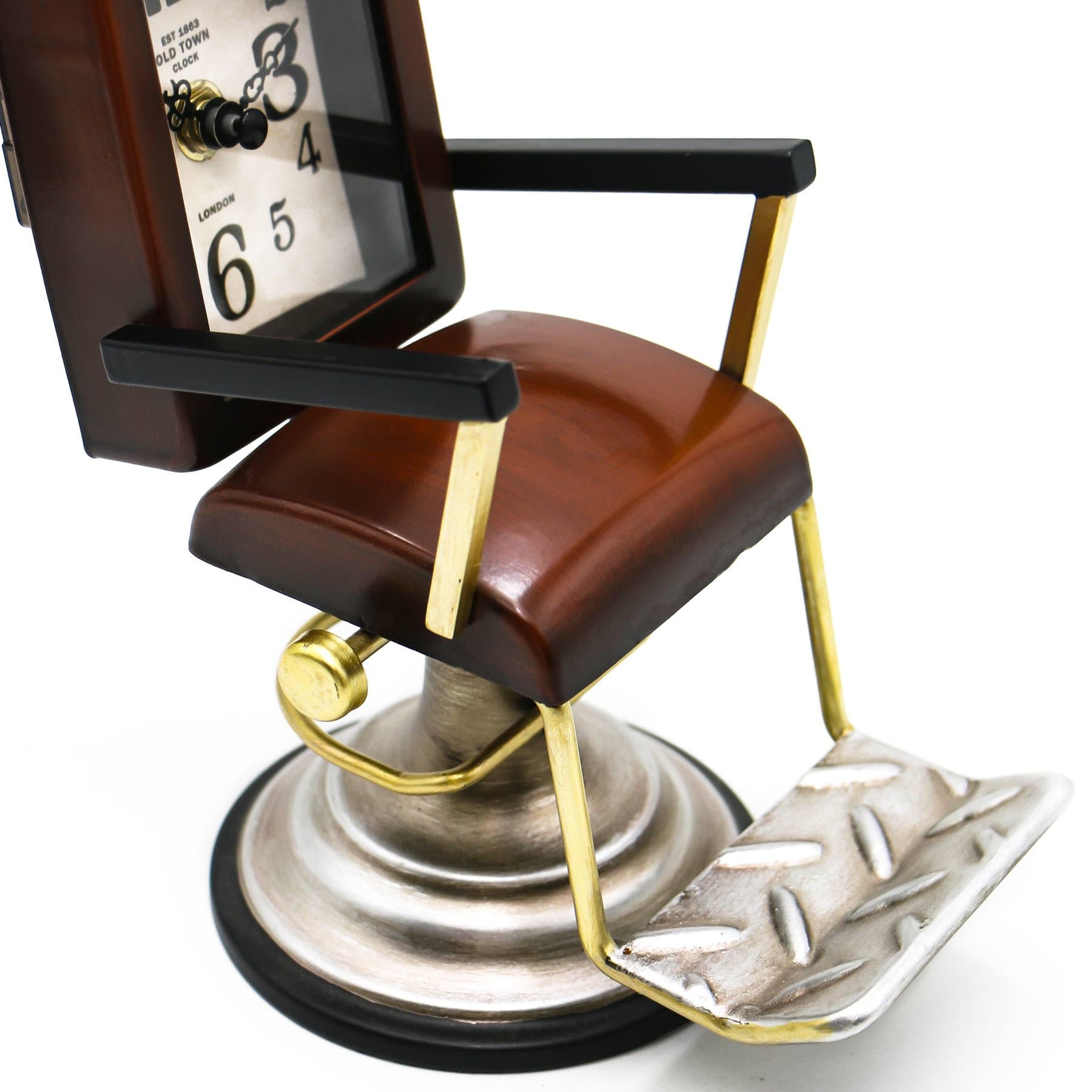 YOUKI Orologio da tavolo decorativo da barbiere, regalo per parrucchieri