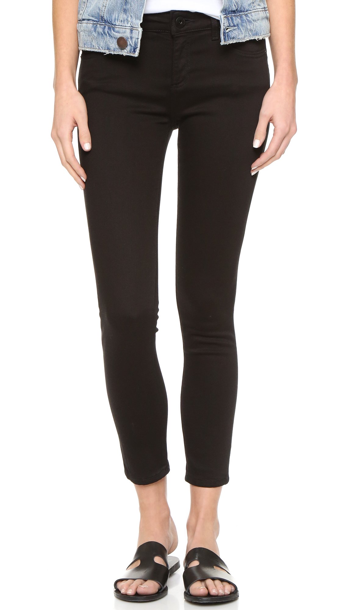 DL1961 Women's Florence Instasculpt Mid-Rise Skinny Fit Cropped Jean