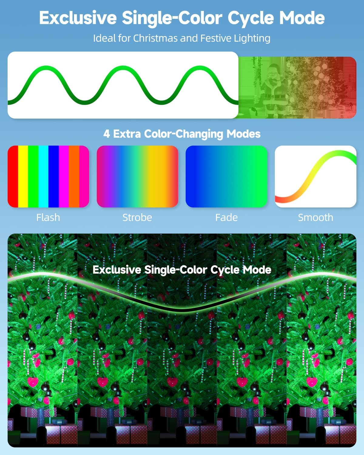 GU10 Color Changing LED Bulbs with Exclusive Loop Mode (Monochrome Fade), RGB + Adjustable White 2700K-6000K, 5W 35W Equivalent, GU10 LED Bulbs 2 Remote Control 100-240V, 6-Pack