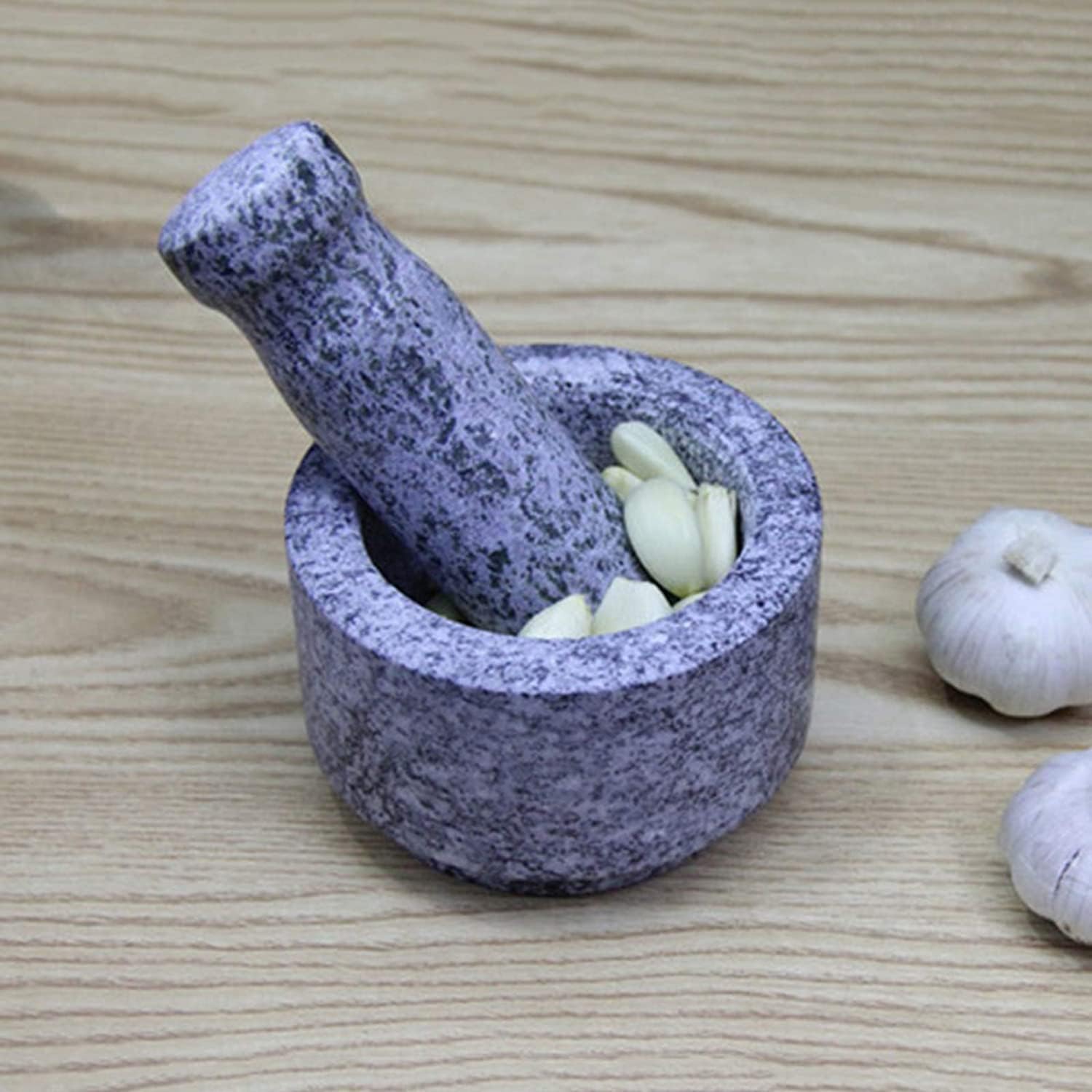 Stößel und Mörser, Gewürzsteinmühle, Küchenbedarf, Guacamole-Mörser und Stößel, Marmor-Guacamole-Schüssel – Fassungsvermögen 2 Tassen