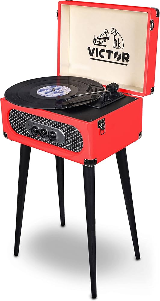 Amazon.com: Victor VWRP-3200 Andover 5-in-1 Turntable with 3-Speed