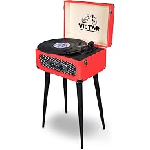Victor VWRP-3200 Andover 5-in-1 Turntable with 3-Speed Record Player