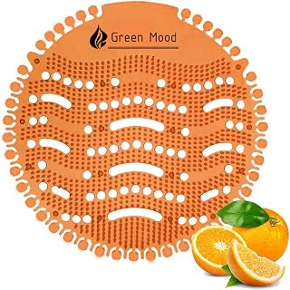 Green Mood 10 Pack Urinal Screen Deodorizer Scented, Premium Long Bristle Anti-Splash & Anti-Clogging Pucks Lasting Odor Freshener Cake –Ideal for Bathrooms, Restrooms, Office, Restaurants, Schools
