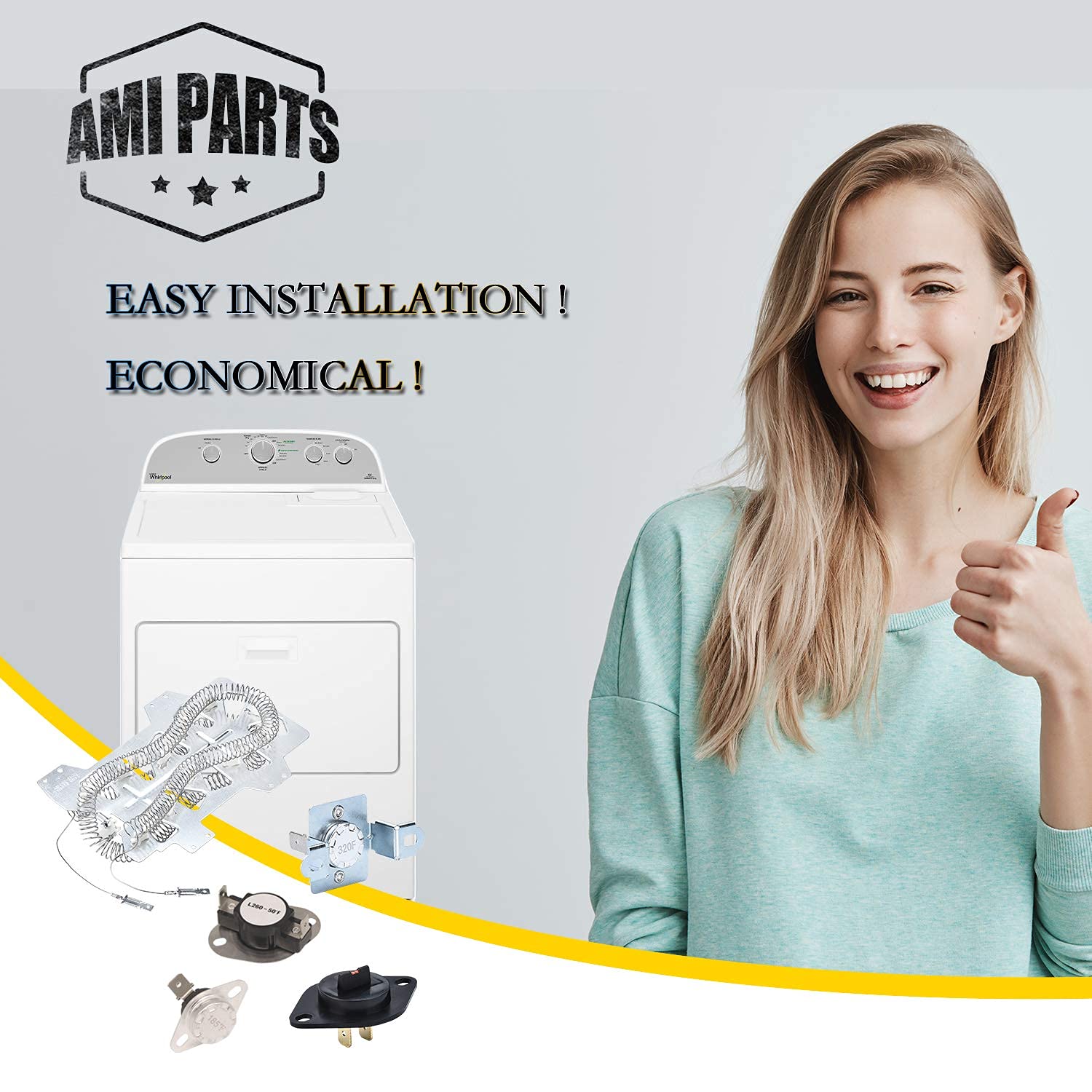 Buy AMI PARTS Heating Element Replace Samsung Dryer Heating Element