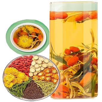 Honeysuckle Chrysanthemum Tea Bag 7.05oz 10g*20bags Chrysanthemum Cassia seed dried kumquat bamboo leaf tea licorice combination flower tea