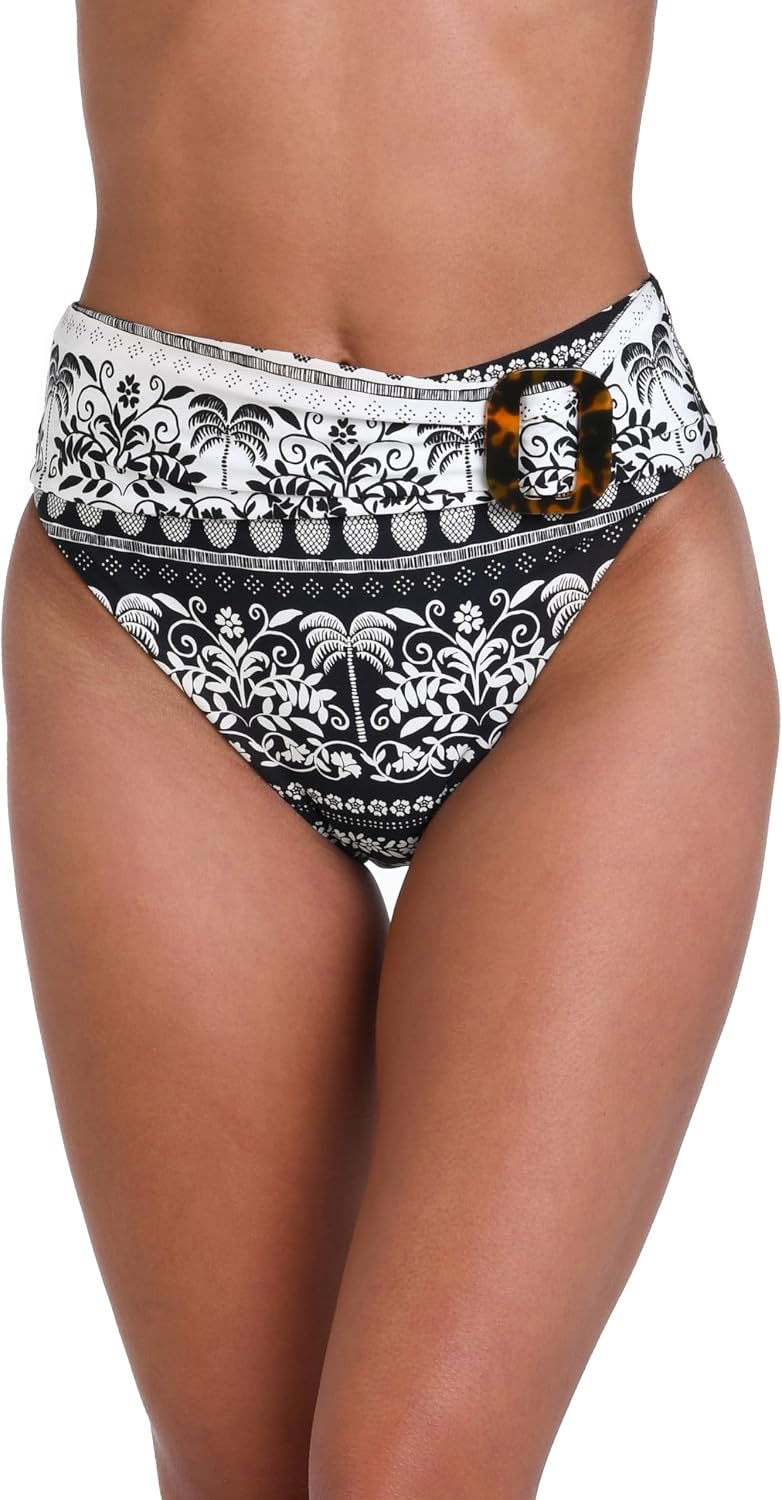 Sunshine 79 Women's High Waist Pant Bikini Swimsuit Bottom