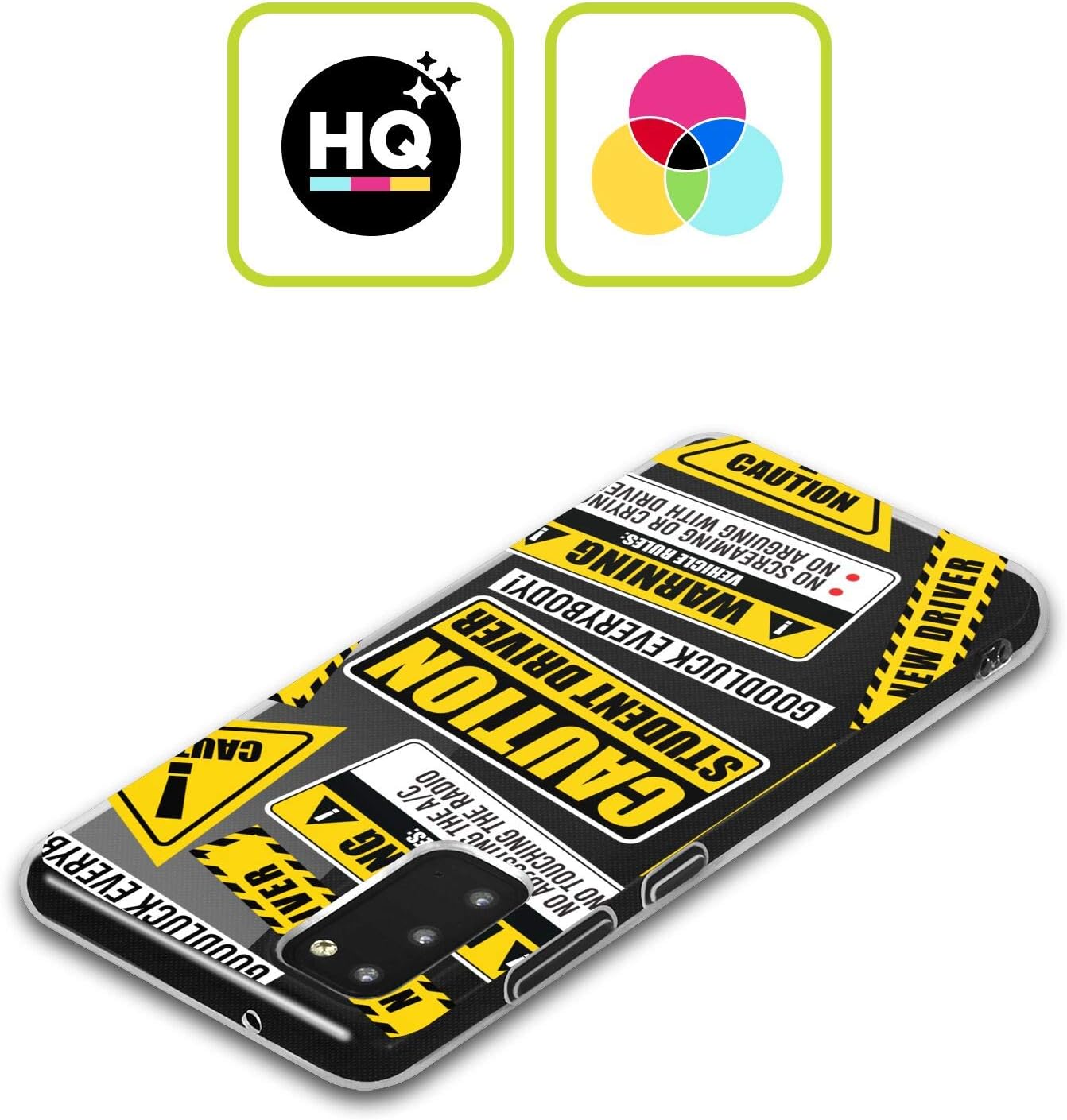 Head Case Designs Funny Student Driver Signs Gel Case [Military Grade Protection] Compatible with Samsung Galaxy A56 5G