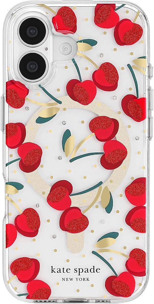 iPhoneアクセサリー kate spade iPhone17 Cherry Dot MagSafe Kate Spade New York iPhone 17 Case - Compatible with MagSafe
