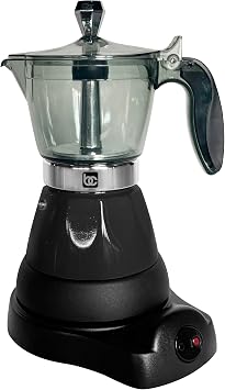 Bene Casa Black Portable Electric Espresso Maker/Cafetera, 1-3 Cups/Shots 1, BLACK