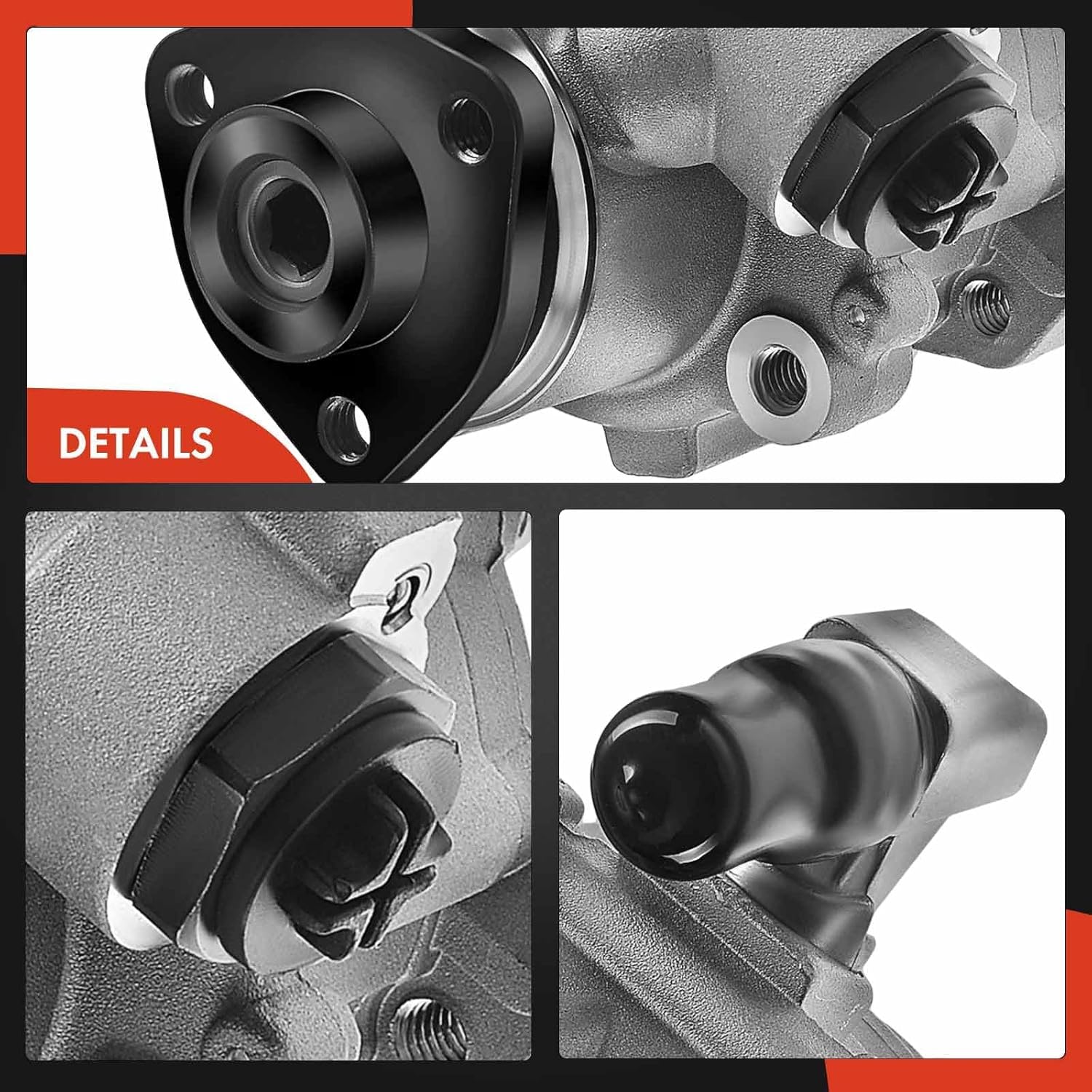 A-Premium Power Steering Pump Compatible with Mercedes-Benz ML350 2003-2005 3.7L, ML500 2004-2005 5.0L, Replace # 0034666401