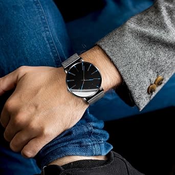 Watches for Men - Sports Watches for Men, Luxury Men Fashion Watch, Fashionable Casual Watch with Band for Men