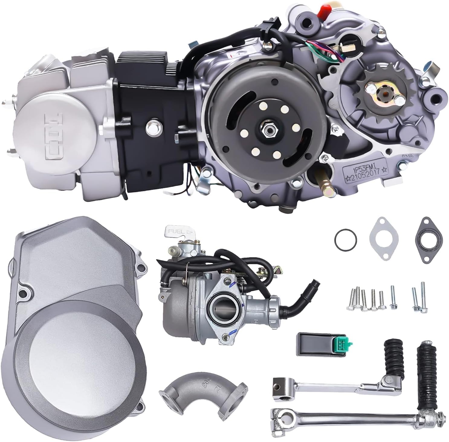 Amazon.com: 4 Stroke Engine Motor 140cc Motorcycle Dirt Pit Bike ATV ...
