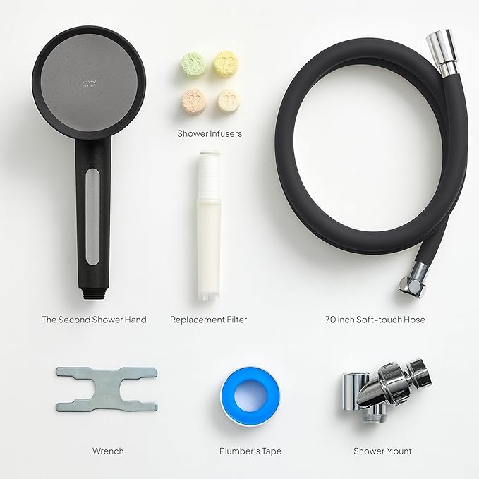 Regadera SecondShower con Filtro y Mano Libre para Agua Dura miniatura 9