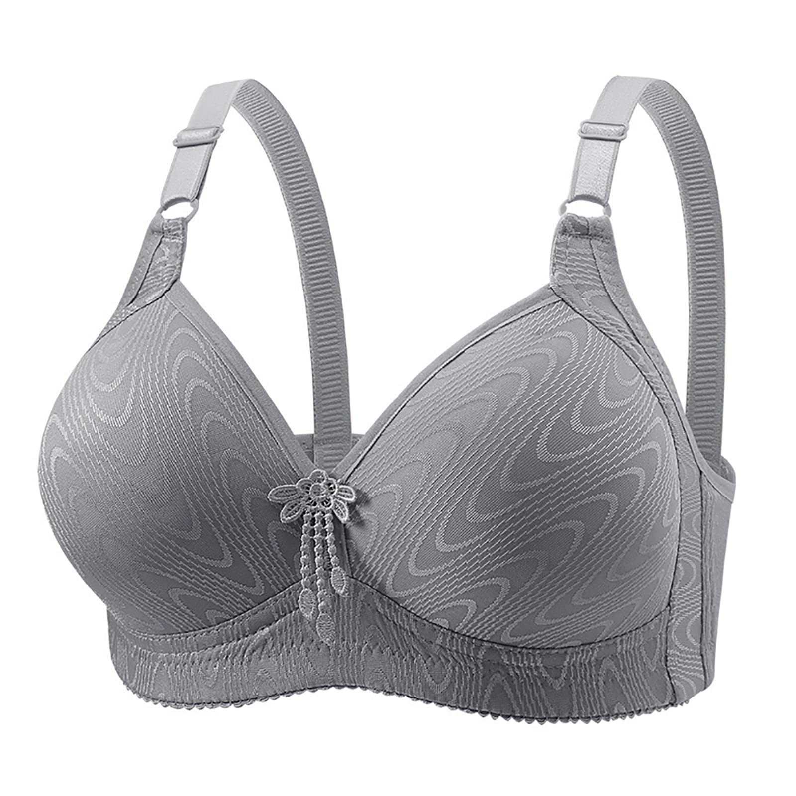 Cocila Soutien Gorge sans Armature Brassière Femme Push Up pour Femmes Armatures Soutien-Gorge Réglable Couverture Complète Grande Taille Quotidien Paquet 4 Gorges Forte Poitrine De Sport sous