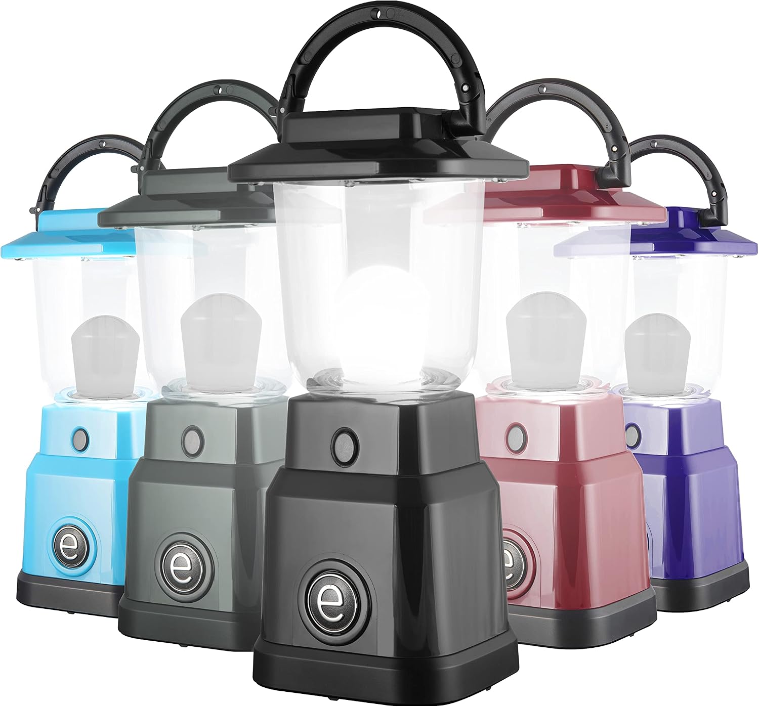 Enbrighten LED Mini Camping Lantern, Battery Powered, 200 Lumens, 40 Hour Runtime, 3 Modes, Night Light for Kids, Ideal for Hiking, Outdoors, Emergency, Snow, Hurricane and Storm