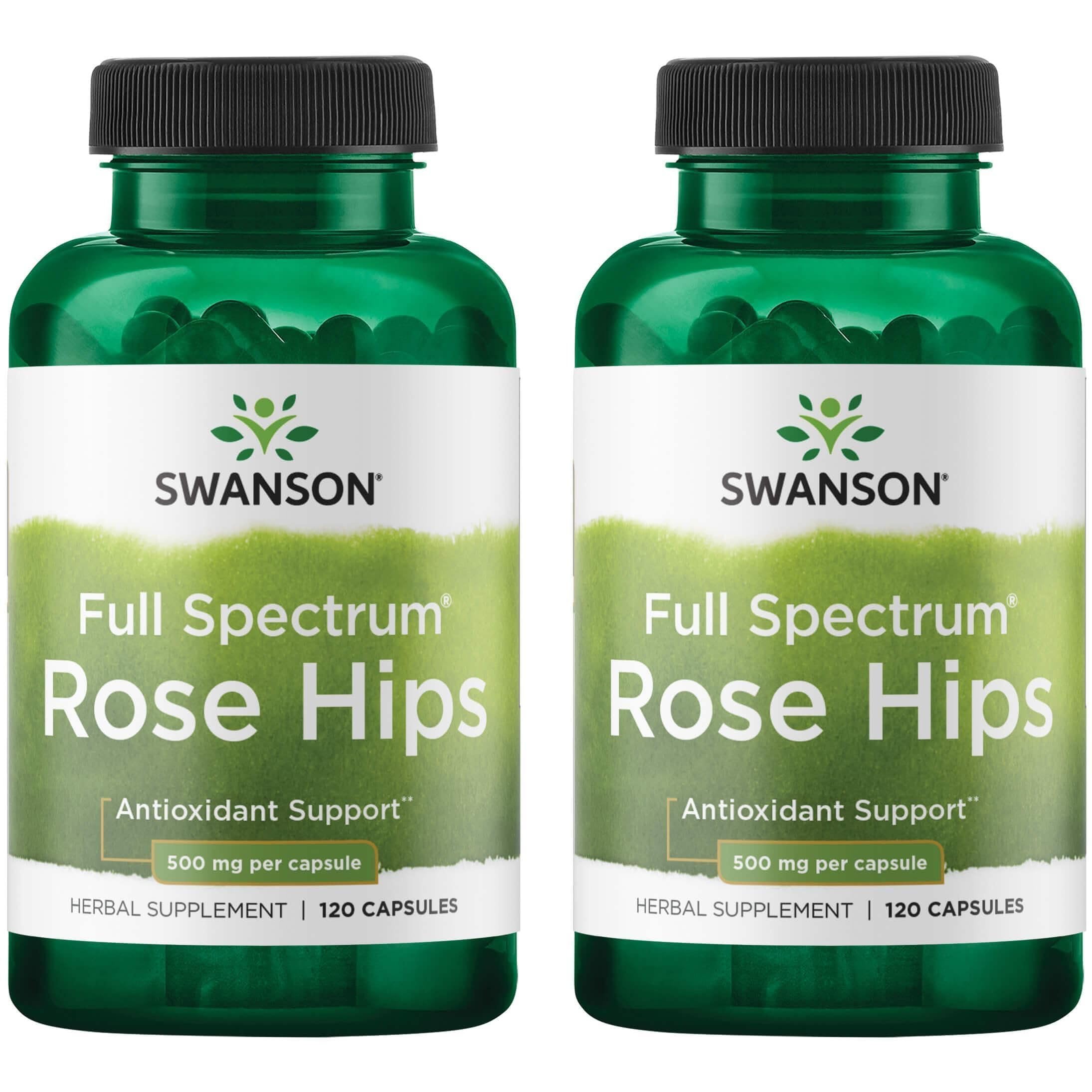Swanson Premium Rose Hips 500 mg