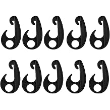 Plastic Hook PVC Car Tarpaulin Rope Hook Kayak Cord Hook Nylon Bungee Hook Car Cover Plastic Hook