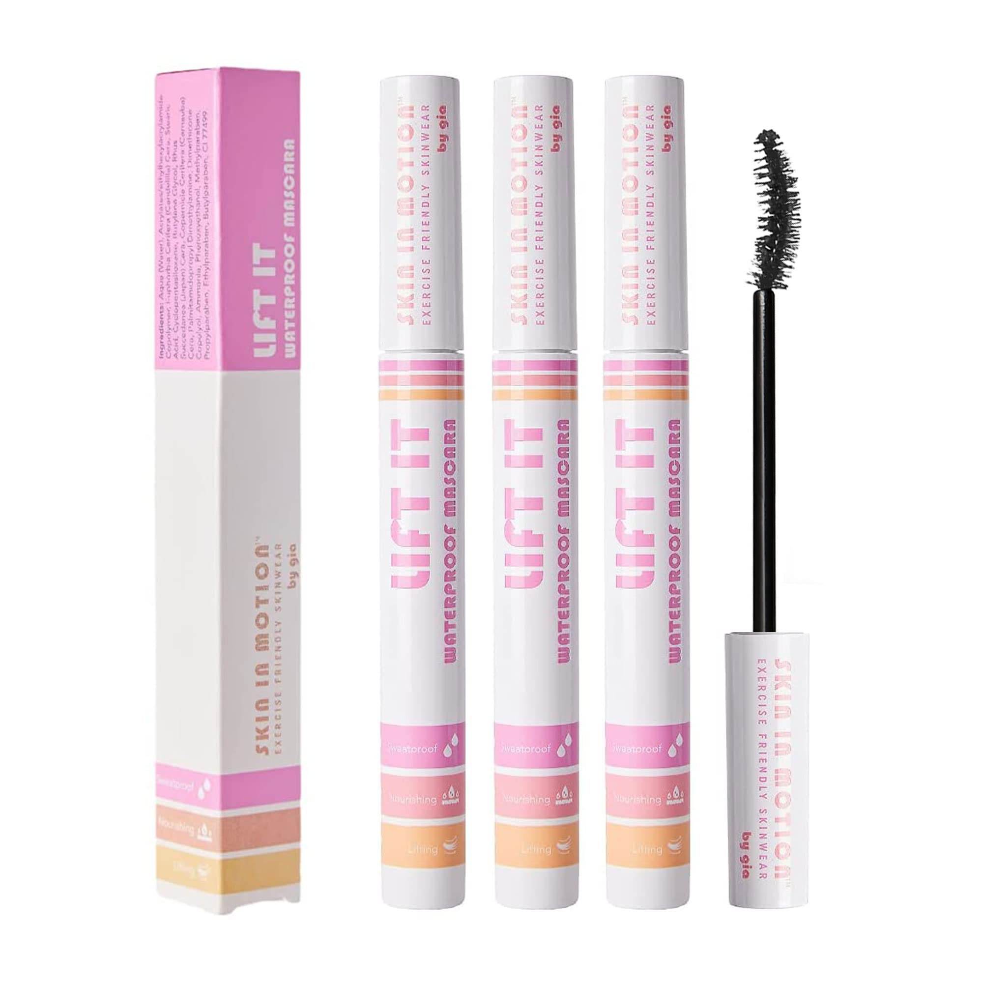 Skin in Motion | Lift It Waterproof & Sweatproof Mascara, Long Lasting & Non-Smudging Formula For Maximum Lash Lift Effect...