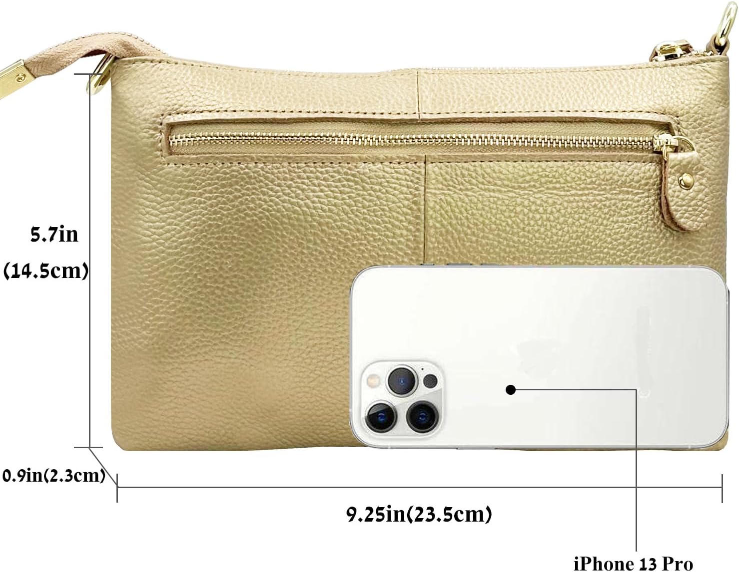Beurlike Leather Wristlet Wallet Clutch Purses For Women Small Crossbody Phone Bags - Image 4
