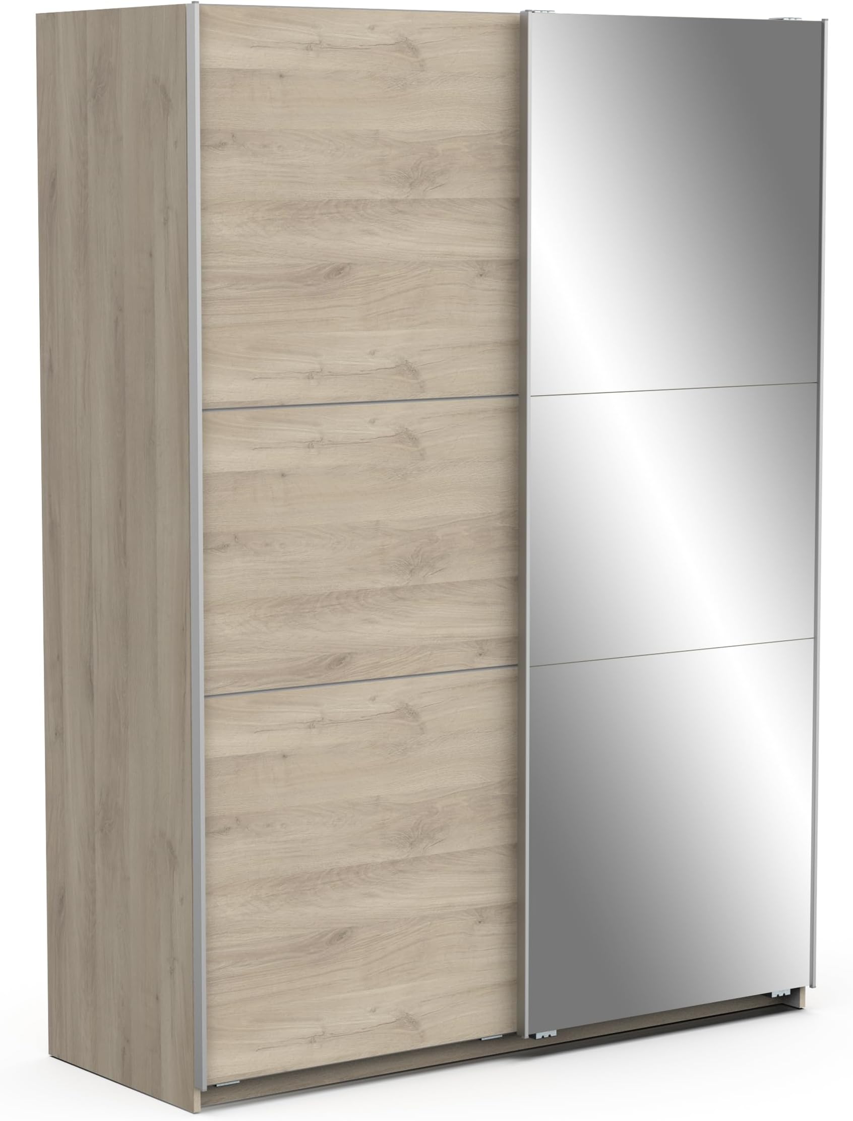 Demeyere Armoire Porte Coulissante avec Miroir & Penderie Moderne