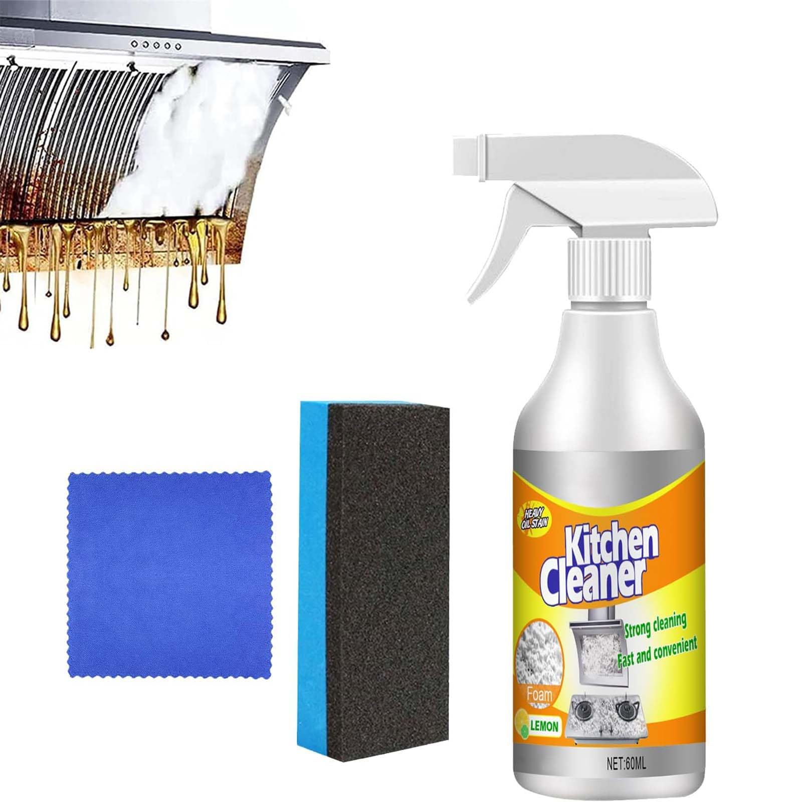 Shine Pro Kitchen Cleaner, Shine Pro Kitchen Cleaner Spray, All-Purpose Kitchen Pots and Pan Cleaner, Kitchen Bubble Cleaner Spray, Multipurpose Foam Cleaner Spray (1pcs)