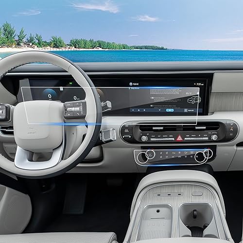 Miniatura 8 de 2023 2024 2025 Palisade Protector de pantalla para Hyundai Palisade (SE/SEL/XRT/SELPremium/Limited/Caligrafía) Pantalla táctil de 12.3 pulgadas