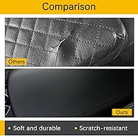 Vista 5 de A ABIGAIL Funda para Reposabrazos de Consola Central Compatible con Ford Explorer 2020 2021 2022 de Cuero PU Tapa de Caja de Reposabrazos Funda