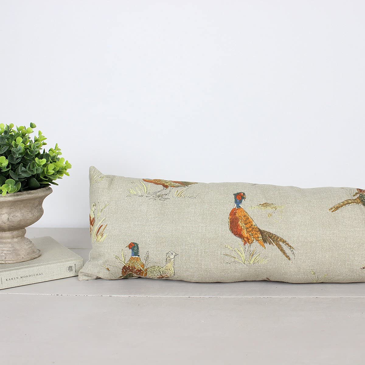Large Pheasant Draught Excluder (90cm x 15cm)