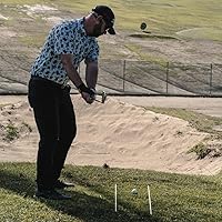 Vista 7 de SuperStroke - Varillas de alineación de golf de 45 pulgadas, varillas de fibra de vidrio, kit de ayuda para entrenamiento de swing completo, ayuda