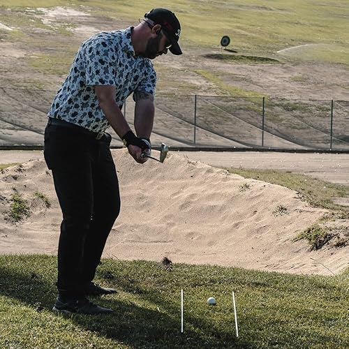 Miniatura 7 de SuperStroke - Varillas de alineación de golf de 45 pulgadas, varillas de fibra de vidrio, kit de ayuda para entrenamiento de swing completo, ayuda