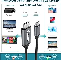 Vista 3 de Cable USB C a HDMI para iPhone 15 Pro/Max 4K, S24/S23/S22/S21/Note 20 a Cable HDMI, Cable Adaptador USB C a HDMI para Samsung Galaxy, MacBook