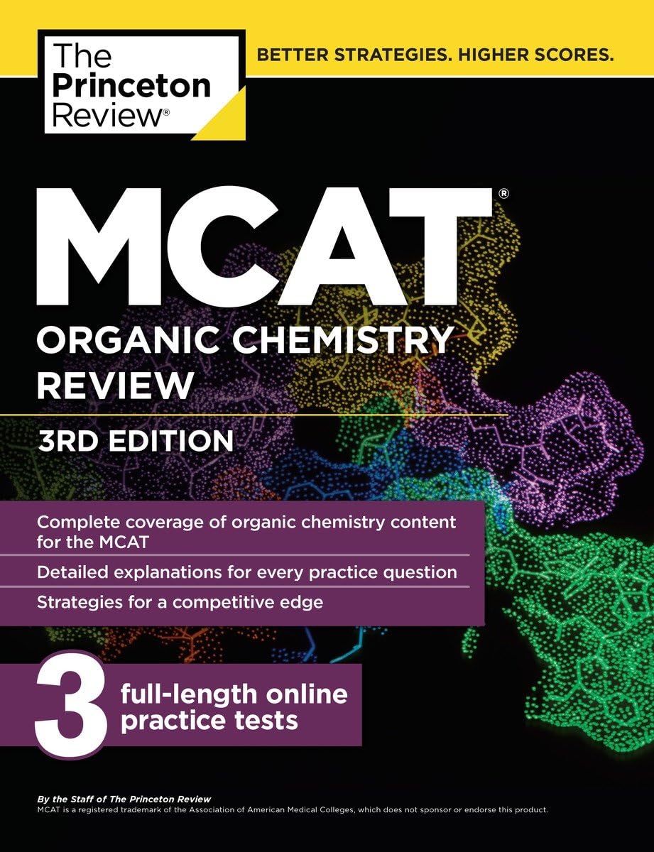 MCAT Organic Chemistry Review, 3rd Edition (Graduate School Test Preparation)