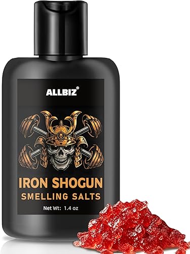 Iron Shogun Smelling Salts, Extreme Pre-Activated Ammonia Inhalant for Instant E