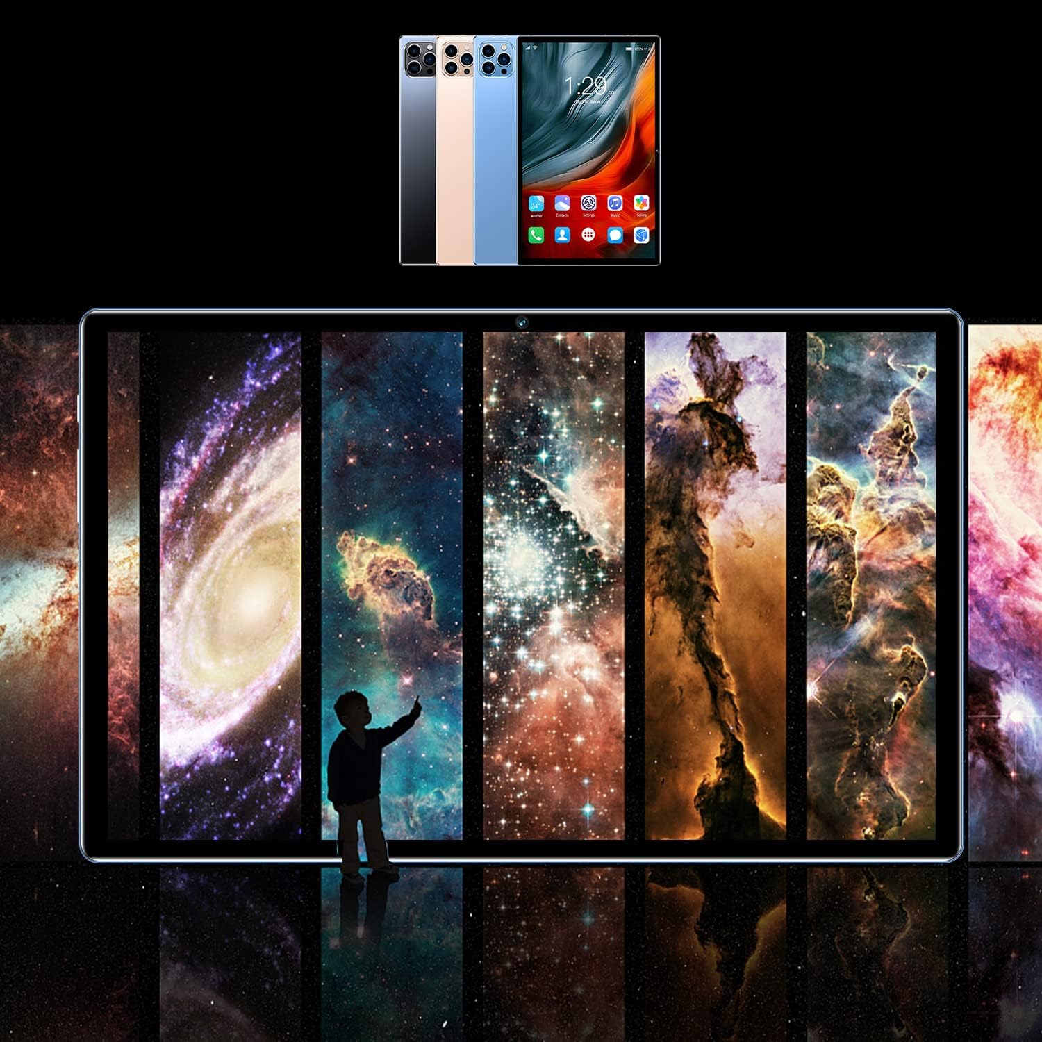 تابلت 10.1 بوصة Android 12 – رام 4GB وذاكرة 128GB...