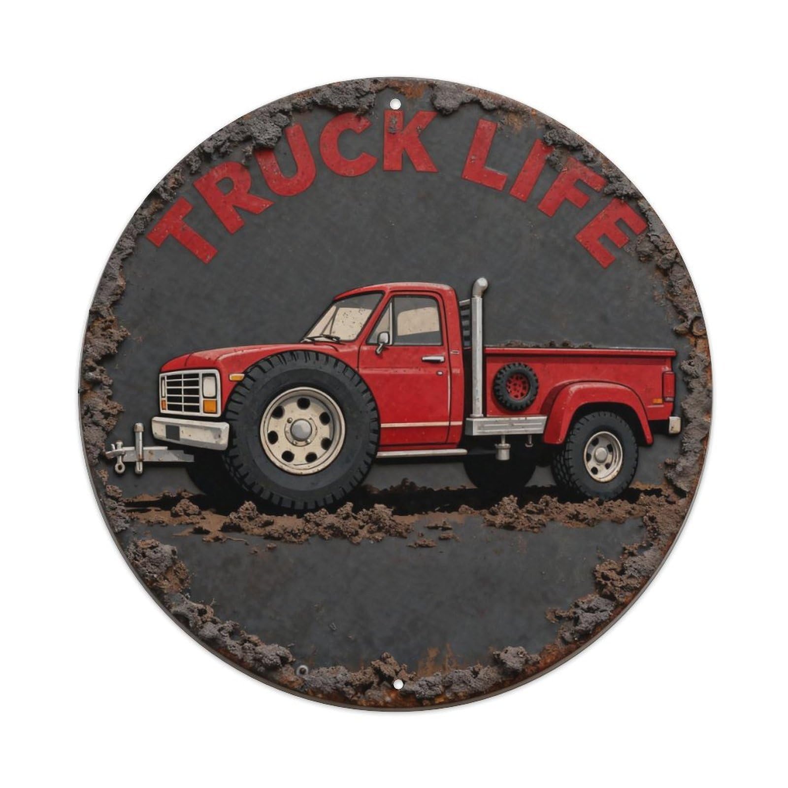 Truck Life Metal Tin Sign Plaque