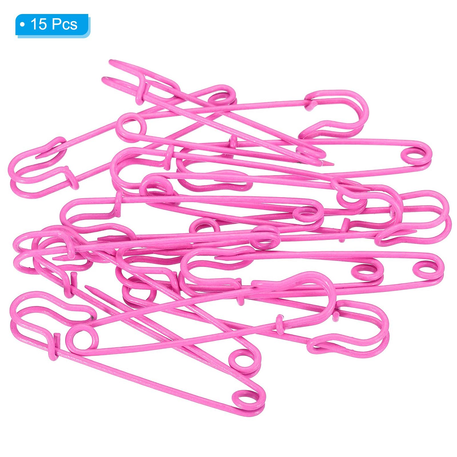 TA-VIGOR 15Pcs Large Safety Pins, 17.5mm Strong Extra Sturdy Bulk Blanket Pin - Image 3