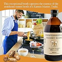 Vista 4 de Tsuki Matsutake - Base de ramen profesional de champiñones Shoyu (16.9 fl oz) - Base de ramen japonesa auténtica para fideos instantáneos, sopa