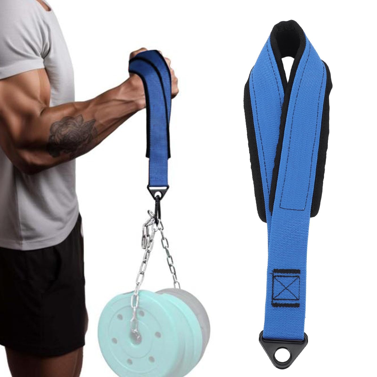 Arm Training Strap, 27cm/10.62in Arm Finger Wrist Exerciser Strengthener Multifunctional Oxford Cloth Nylon Belt Hand Grip Fitness Equipment for Home Gym Training