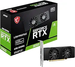 MSI GeForce RTX 3050 LP 6G OC (6GB GDDR6/PCI Express 4.0/1492MHz/14000MHz/Perfil baixo)