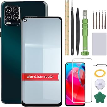 LCD Display for Motorola Moto G Stylus 5G XT2131 Screen Replacement Kit Touch Screen Digitizer Assembly with Repair Tools