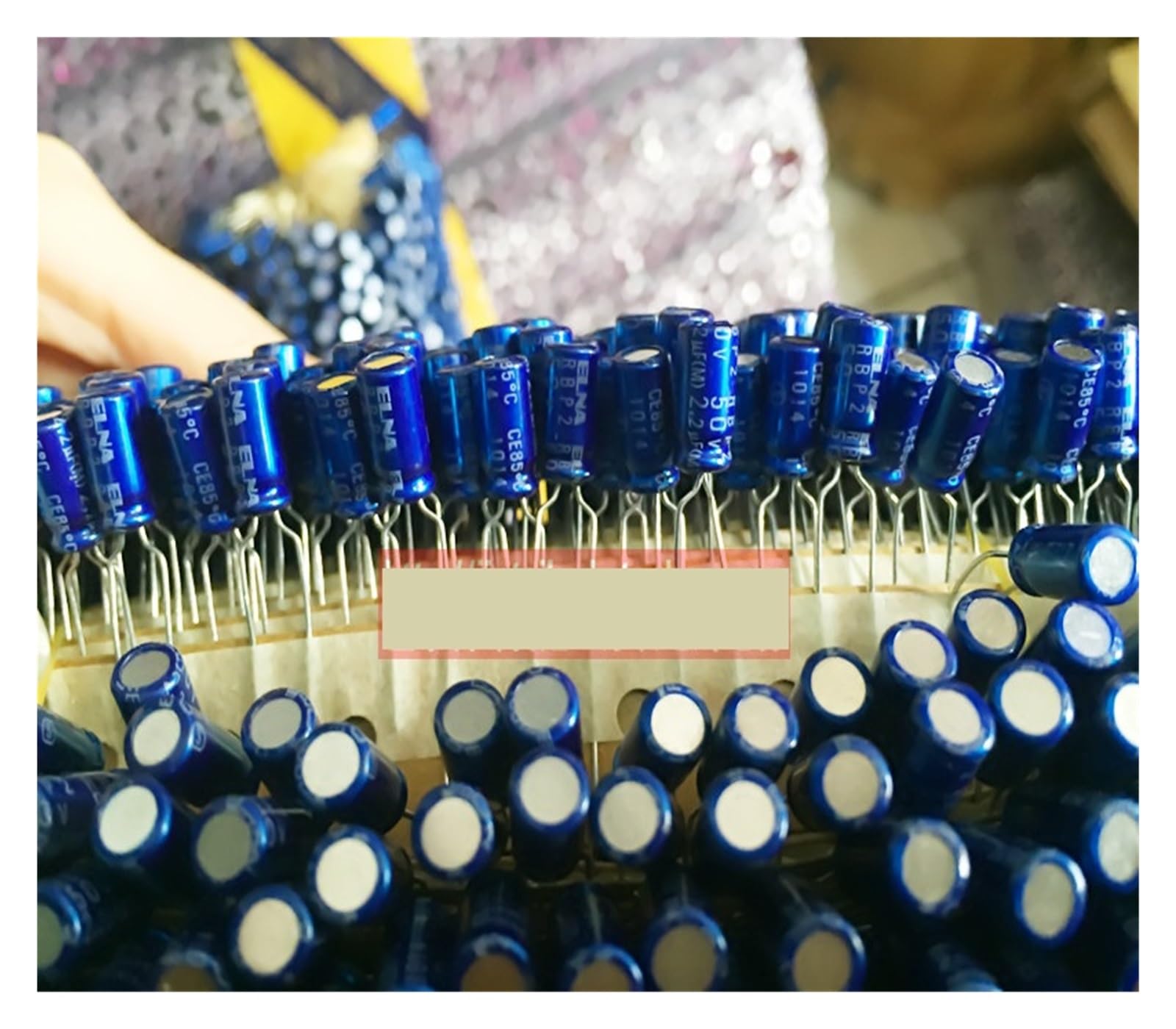 30PCS/50PCS audio for capacitor 50V2.2UF 5X11 Promise BP blue robe 85 electrolysis Electrolytic capacitor(30PCS)