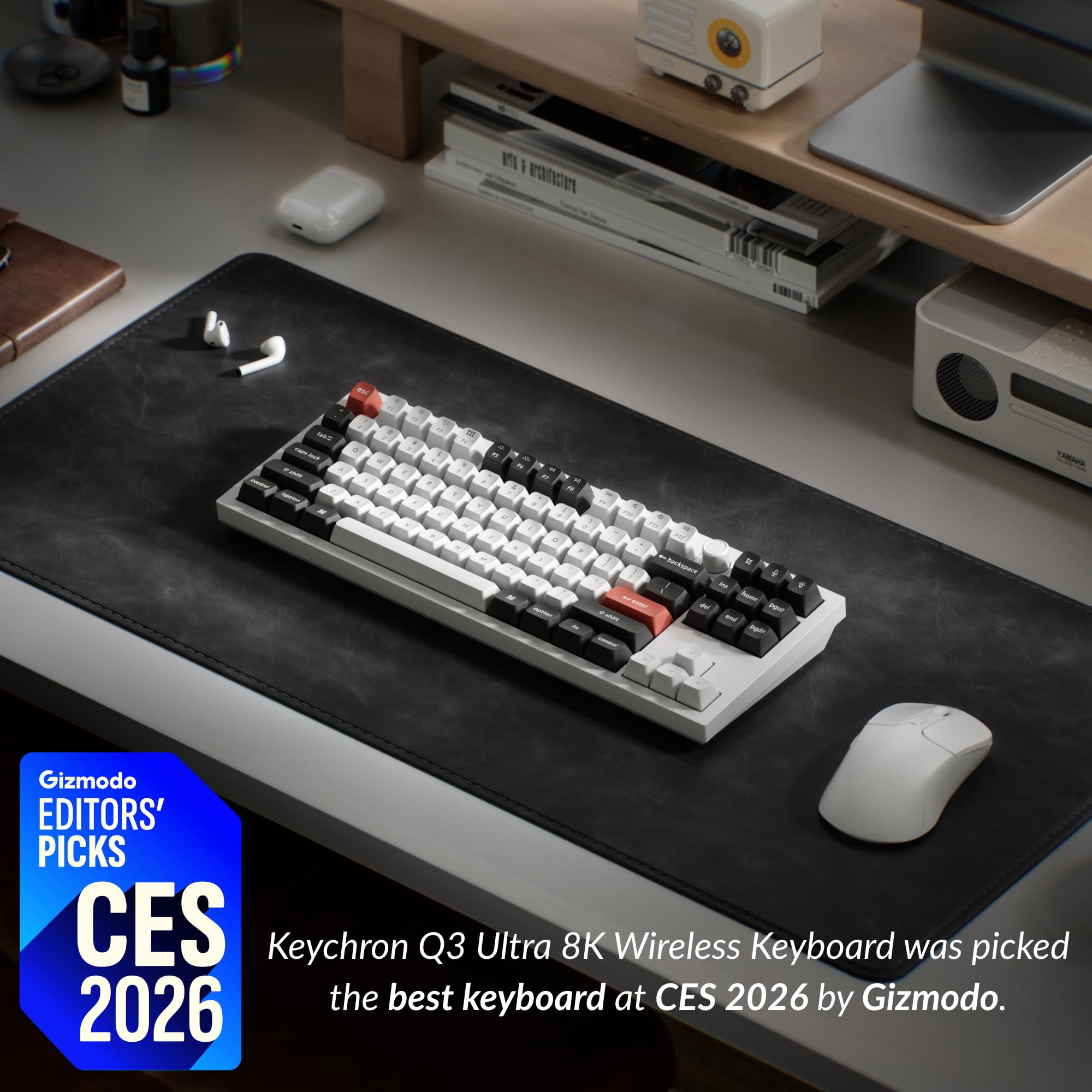 Amazon.com: Keychron Q3 Ultra Wireless Mechanical Keyboard 8KHz