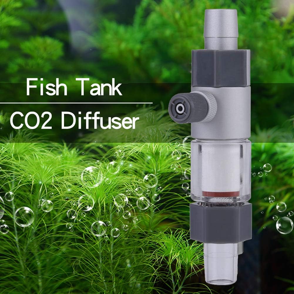 X3894 CO2 Reactor Aquarium Atomiser Bubble Counter for Fish Aquarium Plants Accessory (12/16mm)